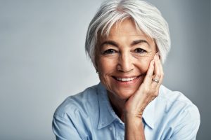 Senior Women With Big Smile 